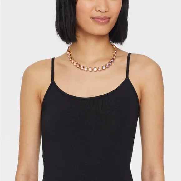 Glass Topaz Statement Necklace - A New
Day Assorted Pinks NWT - Picture 3 of 7